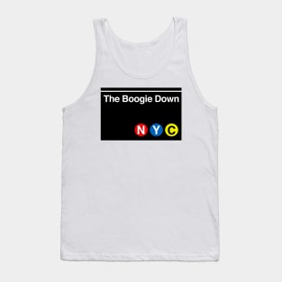 The Boogie Down Subway Sign Tank Top